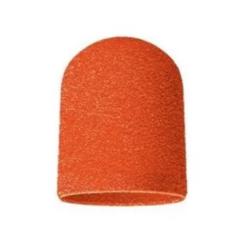 Schleifkappe orange rund 5mm grob 10 Stück