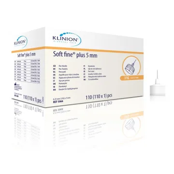 Klinion Diabetes Care Soft fine Plus Pen-Nadeln 0,25mm (31G) x 5mm