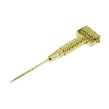 Akupunktur-Massageroller Gesicht Gold