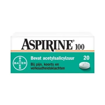 Aspirine 100mg Tabletten 20 stuks