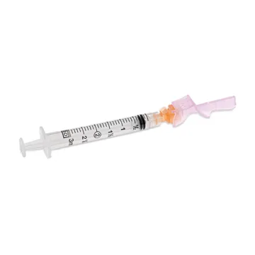 BD Eclipse 3ml Spritze + Sicherheitsnadel