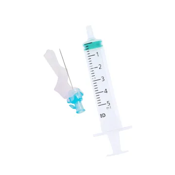 BD Eclipse 5ml Spritze + Sicherheitsnadel 23G blau 0,6x40mm