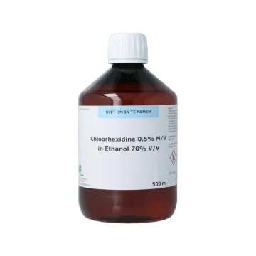 Chloorhexidine 0,5% M/V in Ethanol 70% V/V 500ml