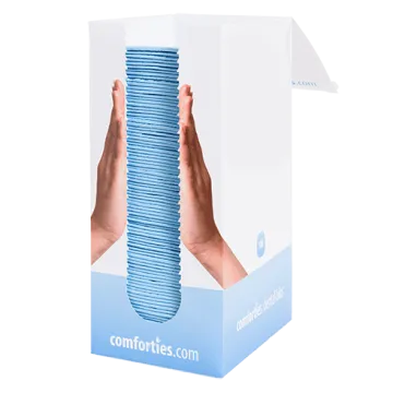 Comforties Dentaltowels Servietten Blau 100 Stück