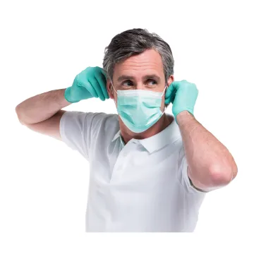 Comforties Mundschutz 3-lagig (Typ IIR) Grün 50 Stück