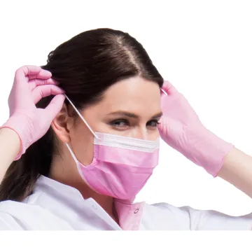 Comforties Mundschutz 3-lagig (Typ IIR) Rosa 50 Stück