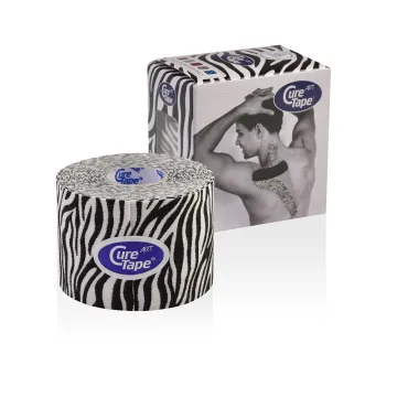 CureTape Art Zebra 5cm x 5m 1 Rolle