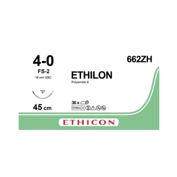 Ethilon hechtdraad 4-0 (FS-2) 662ZH 36 stuks 