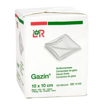 Gazin Mullkompressen unsteril 8-lagig 10x10cm