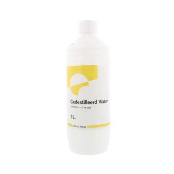 Gedestilleerd water 1 liter
