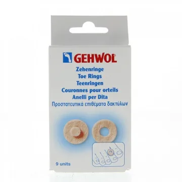 Gehwol Zehenringe Rund 9 Stück