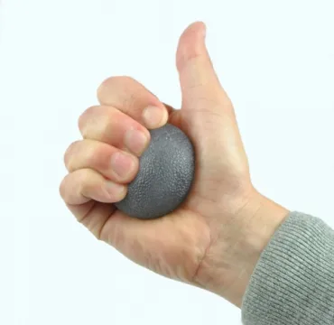 Handtrainer Gel-Ball Extra stark Schwarz