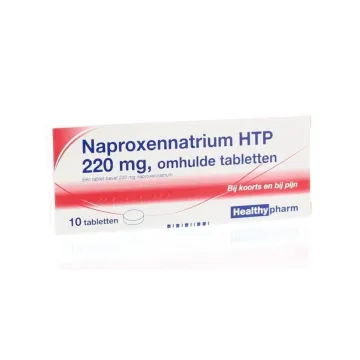 Healthypharm Naproxennatrium 220mg tabletten 10 stuks