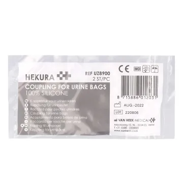 Hekura Kupplung für Urinbeutel 2 Stück