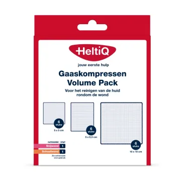 HeltiQ Mullkompressen Volumen Pack