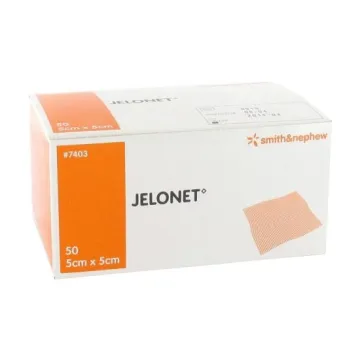Jelonet-Salbenkompresse 5 x 5cm steril 