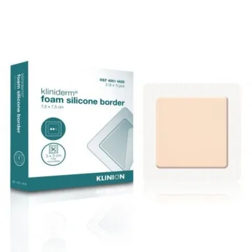 Kliniderm Foam Silicone schuimverband met Border