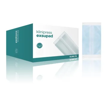 Klinion Exsupad schwere saugfähige Wundauflage unsteril 20x40cm Verpackung
