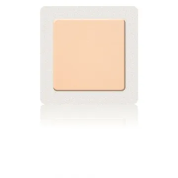 Kliniderm Foam Schaumstoffverband mit Border 7,5x7,5 cm