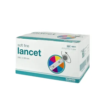 Klinion Diabetes Care Soft fine lancetten 28G 210 stuks