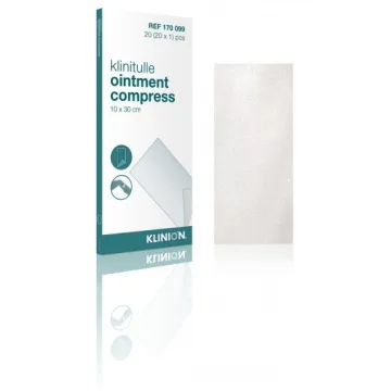 Klinitulle Salbenkompresse 10 x 30cm steril