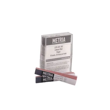 Lackmus-Indikatorpapier rot