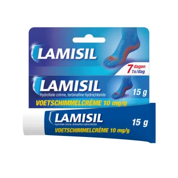 Lamisil Voetschimmelcreme 10mg/g 15 gram