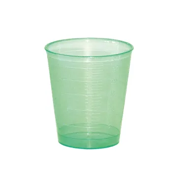 Medizinbecher (pp) 30 ml grün 75 Stück