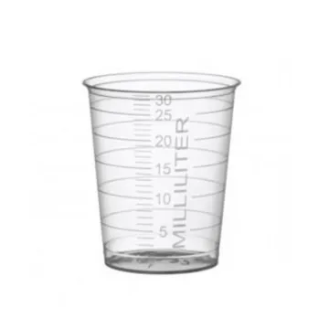 Medizinbecher (pp) 30 ml transparent 75 Stück