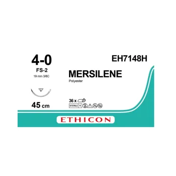 Mersilene hechtdraad 4-0 45cm FS-2 EH7148H 36 stuks 