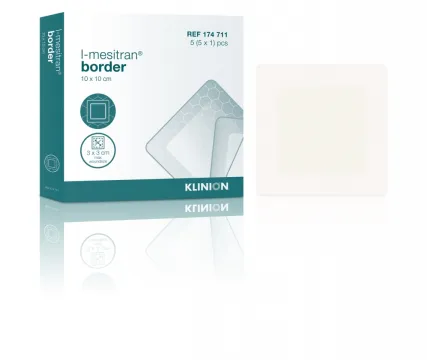 L-Mesitran Border Honigverband 10x10cm 5 Stück