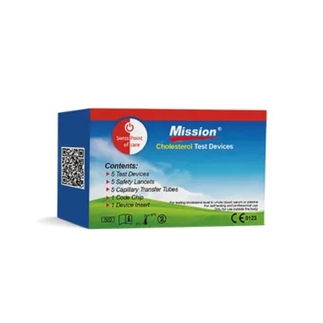 Mission 3-in-1 Cholesterin-Set 5 Teststreifen