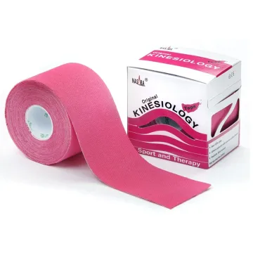 Nasara kinesiologie tape Roze 5 meter x 5cm 