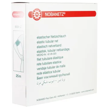 Nobanetz elastisch netverband maat 2 (Bovenarm)