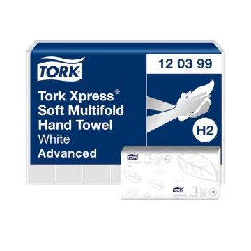 Tork Xpress Zachte Multifold Handdoeken Wit H2 2-laags 21x13