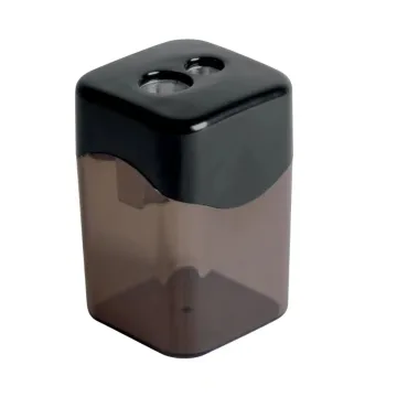 Puntenslijper 2-gaats zwart