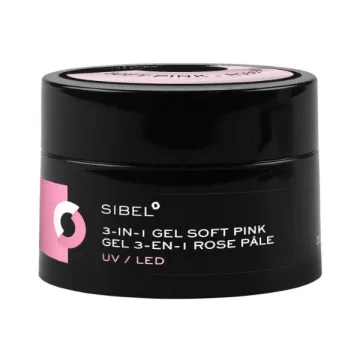 Sibel 3-in-1 Gel Soft Pink 20ml UV/LED