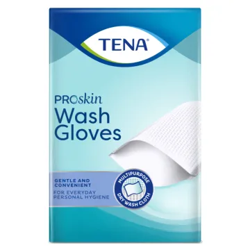 TENA ProSkin Wet Wash Gloves Waschhandschuhe 50 Stück