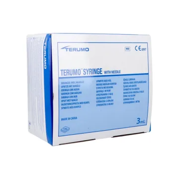 Terumo Spritze 3ml + Nadel 100 Stück