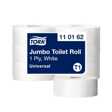 Tork Jumbo Toilettenpapier Weiß T1 Universal 1-lagig 6x500 Meter