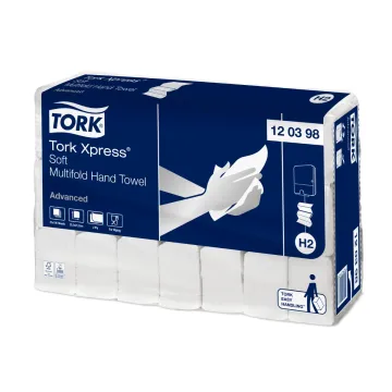 Tork Xpress Papierhandtuch soft advanced 2-lagig 26x21cm Weiß H2 3780 Stück