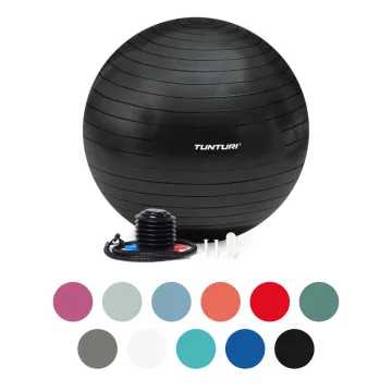Tunturi Anti Burst Fitness Ball mit Pumpe 75 cm
