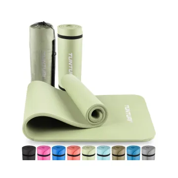 Tunturi NBR Fitnessmatte mit Tragetasche Mint