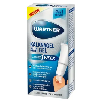Wartner 4-in-1 Kalk-Nagelgel 7ml