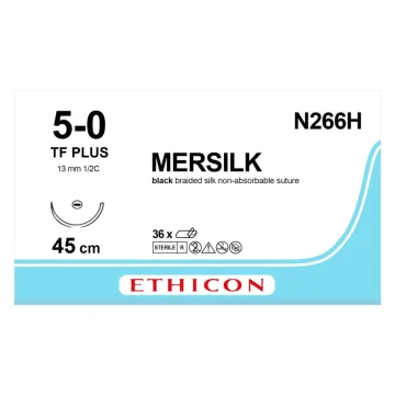 Seidennaht 5-0 45cm TF Plus N266H 36 Stück