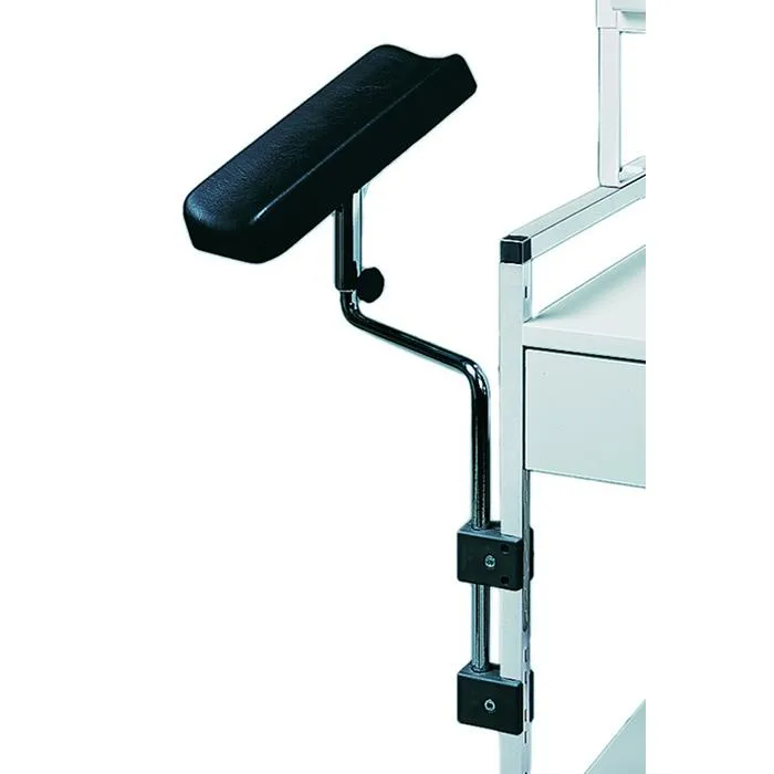 Armsteun zwart voor Haeberle trolley verrijdbaar 