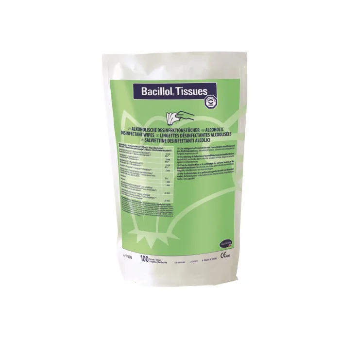 Bacillol Tissues navulling 100 stuks zak