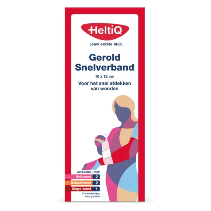 HeltiQ Gerollte Schnellbinde Nr. 3, 10x12cm