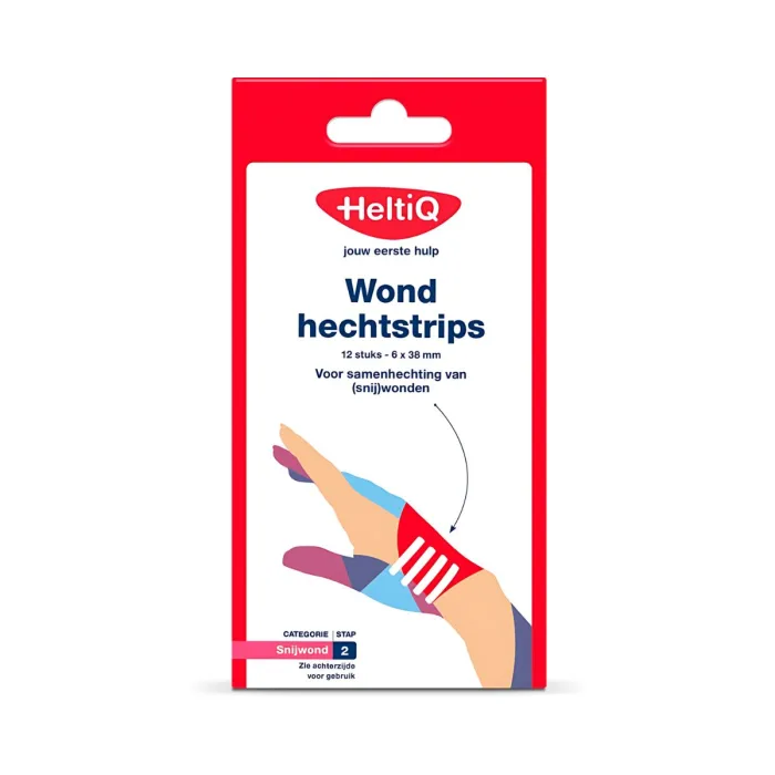 HeltiQ Wondhechtstrips (2 strips van 6 stuks)