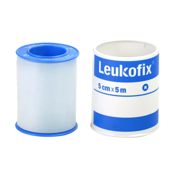 Leukofix hechtpleister 5cm x 5m voorbeeld